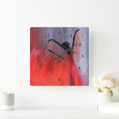 Une Femme Dansant Mur Horloge (Maison)