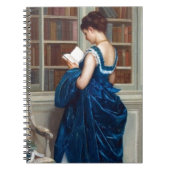 Une femme en bleu, lisant un livre (Devant)