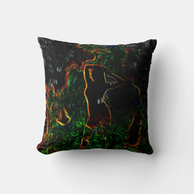 Une femme en péril Coussin (Recto)