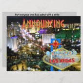 Une femme mariée à Las Vegas Faire-part (Devant / Derrière)