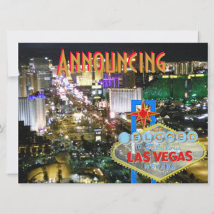 Une femme mariée à Las Vegas Faire-part