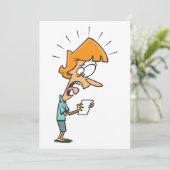 Une Femme Qui S'Évanouit D'Une Invitation À Crier (Debout devant)