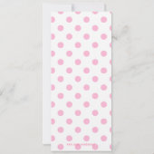 Une femme rose mignon botte invitation à la fête d (Dos)