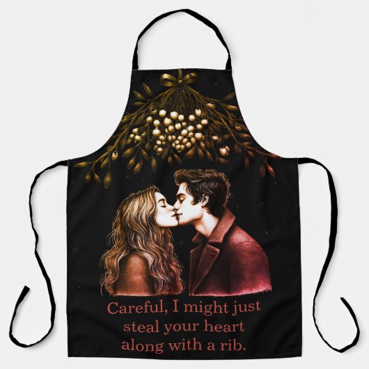 Une femme se lie sur le barbecue dans des tabliers (Recto)