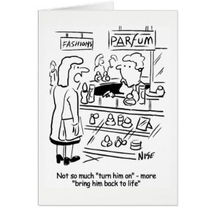 Une femme veut un parfum pour "Le ramener à la vie