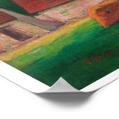 "UNE FERME EN BRETAGNE" PAUL GAUGUIN POSTER 1894 (Coin)