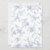 Une Fête des mariées Bleue Devine Qui Joue Carte (Dos)