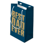 Une Fête des pères de papa simple| Sac cadeau (Dos Angle)