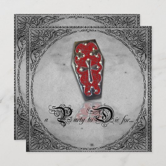 Une fête pour mourir sur invitation (Devant / Derrière)