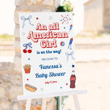 Une Fête Prénatale pour une Fille Vraiment América