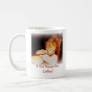 Une fille a besoin de sa tasse de café