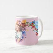 Une fille avec sa tasse de chat (Devant droit)