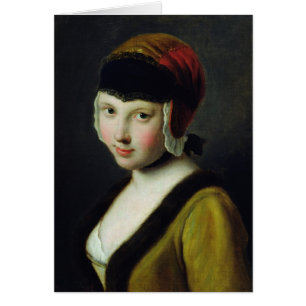 Une fille avec un masque noir