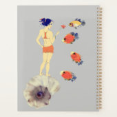 Une fille avec une fleur (Dos)