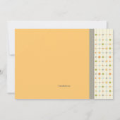 Une fille d'anniversaire avec son chien Invitation (Dos)