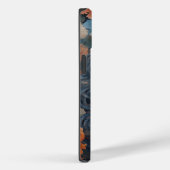 Une fille et plein de fleurs iPhone 14 Coque (Verso / Droite)