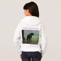 Une fille et son chien