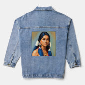 UNE FILLE INDIENNE NATIVE AMERICAN Denim jean Jack (Verso)