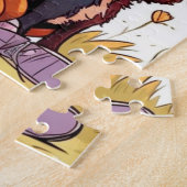 Une fille noire magnifique et son puzzle de la fur (Côté)