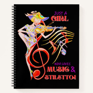 UNE FILLE QUI AIME LA MUSIQUE ET LE CARNET STILETT
