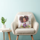 Une Fille Rêve Comme Un Oreiller À Jets De Unicorn (Chaise)