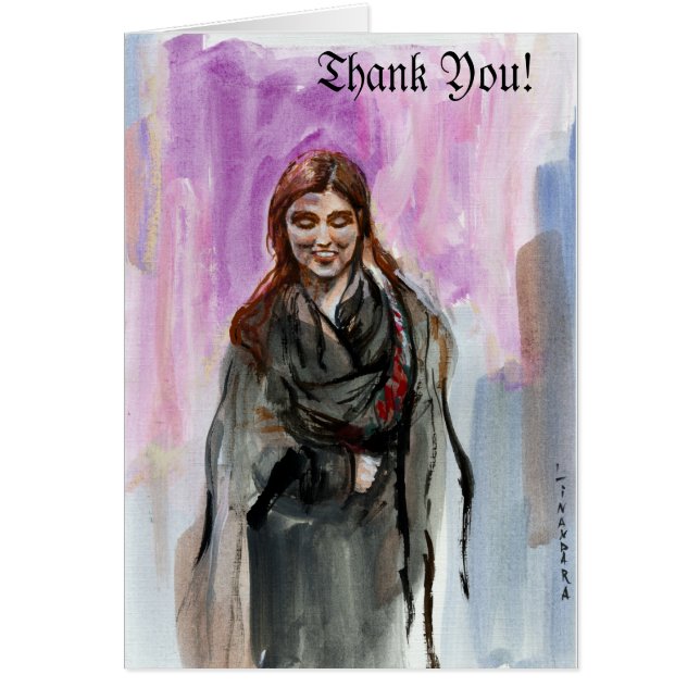 Une fille souriante en noir (Devant)