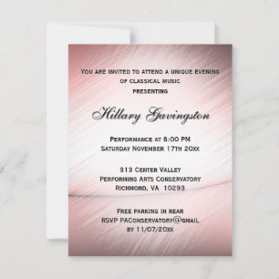 Une fille tzigane joue violon Invitation unique