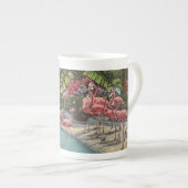 Une flamboyante de Flamants roses Mug (Devant droit)