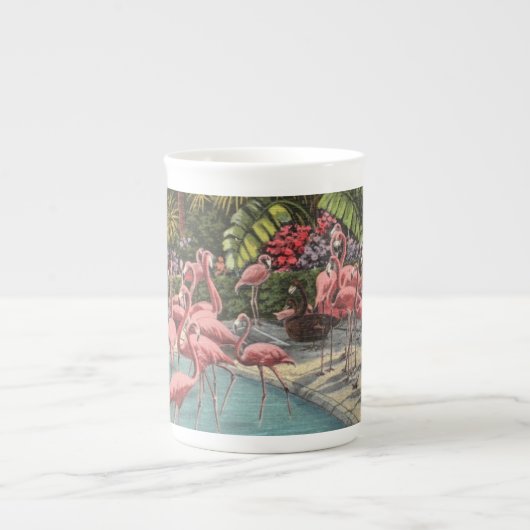 Une flamboyante de Flamants roses Mug (Devant)