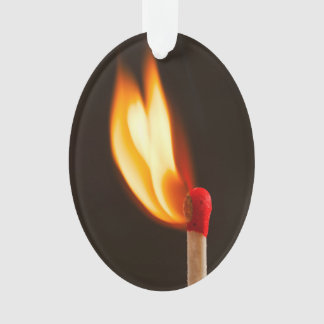 Une flamme de flambage