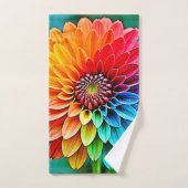 Une flamme d'espoir et de joie (Serviette à main)