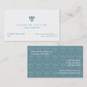 Une Fleur de Lis Visitekaartje (Voorkant / Achterkant)