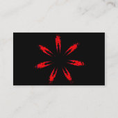 Une fleur pour vous carte de visite (Dos)