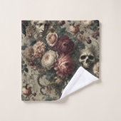 Une floraison à attendre - gothique victorien (Gant de toilette)