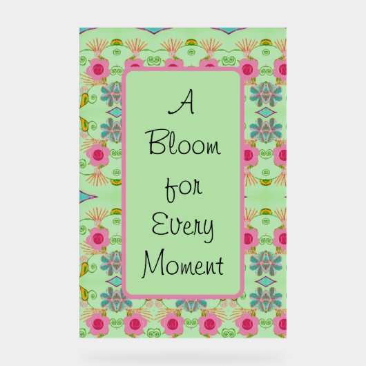 Une floraison pour chaque instant (Recto)