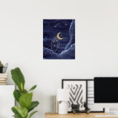 Une fois dans une lune bleue Impression (Bureau à domicile)