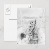 Une fois en hiver Carte postale (Devant / Derrière)