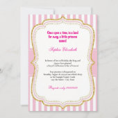 Une fois Princesse 1er anniversaire Invitation (Devant)