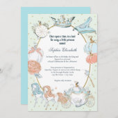 Une fois Princesse 1er anniversaire Invitation (Devant / Derrière)