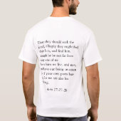 Une fois que nous trouvions le T-shirt de Jésus (Dos)