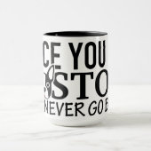 "UNE FOIS QUE VOUS ALLEZ tasse de BOSTON" (Centre)