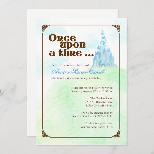 Une fois sur invitation (Devant / Derrière)