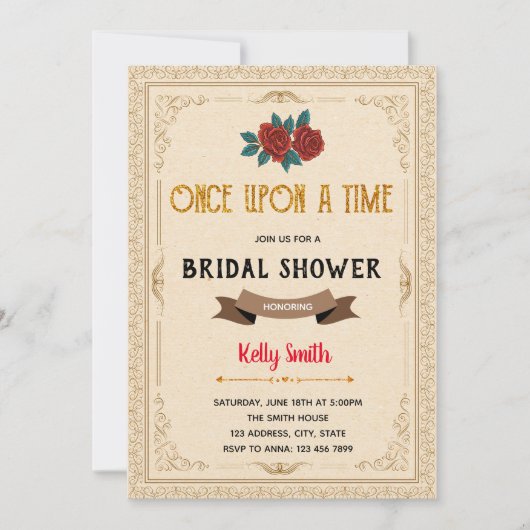 Une fois sur invitation de douche (Devant)