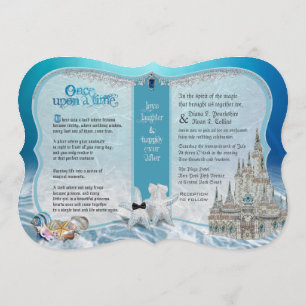 Une Fois Sur Un Faire-part de mariage Temps