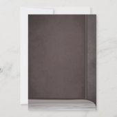 Une fois sur une invitation de Baby shower de livr (Dos)