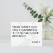 Une force féminine - Audre Lorde citation carte po (Debout devant)