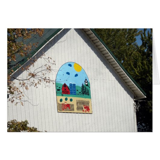 Une Fun Barn Quilt (Devant horizontal)