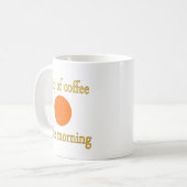 Une gorgée de café le matin dans une tasse (Devant gauche)