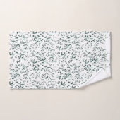 Une goutte d'argent se divise en un bassin de liqu (Serviette à main)