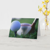 Une grande carte de golf pour profiter (Fleur jaune)